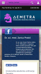 Mobile Screenshot of ginekologijademetra.com